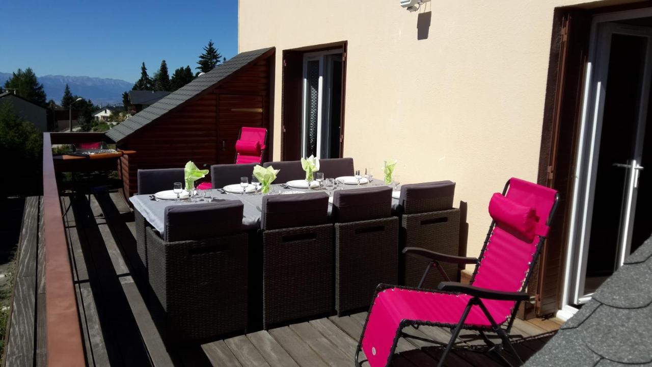 Residence Campredon - Decoration Typique - 25M2 De Terrasse Amenagee Plein Sud Avec Vue Panoramique - Internet - Jardin - Parking - Navette - Linge Et Menage En Options Payantes Font-Romeu-Odeillo-Via Exteriör bild